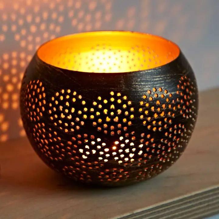 Handmade Metal Tea Light Holder