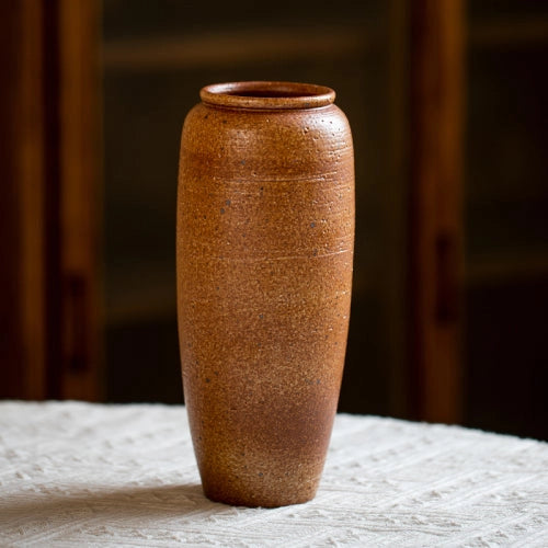 Handmade Ceramic Large Brown Vase