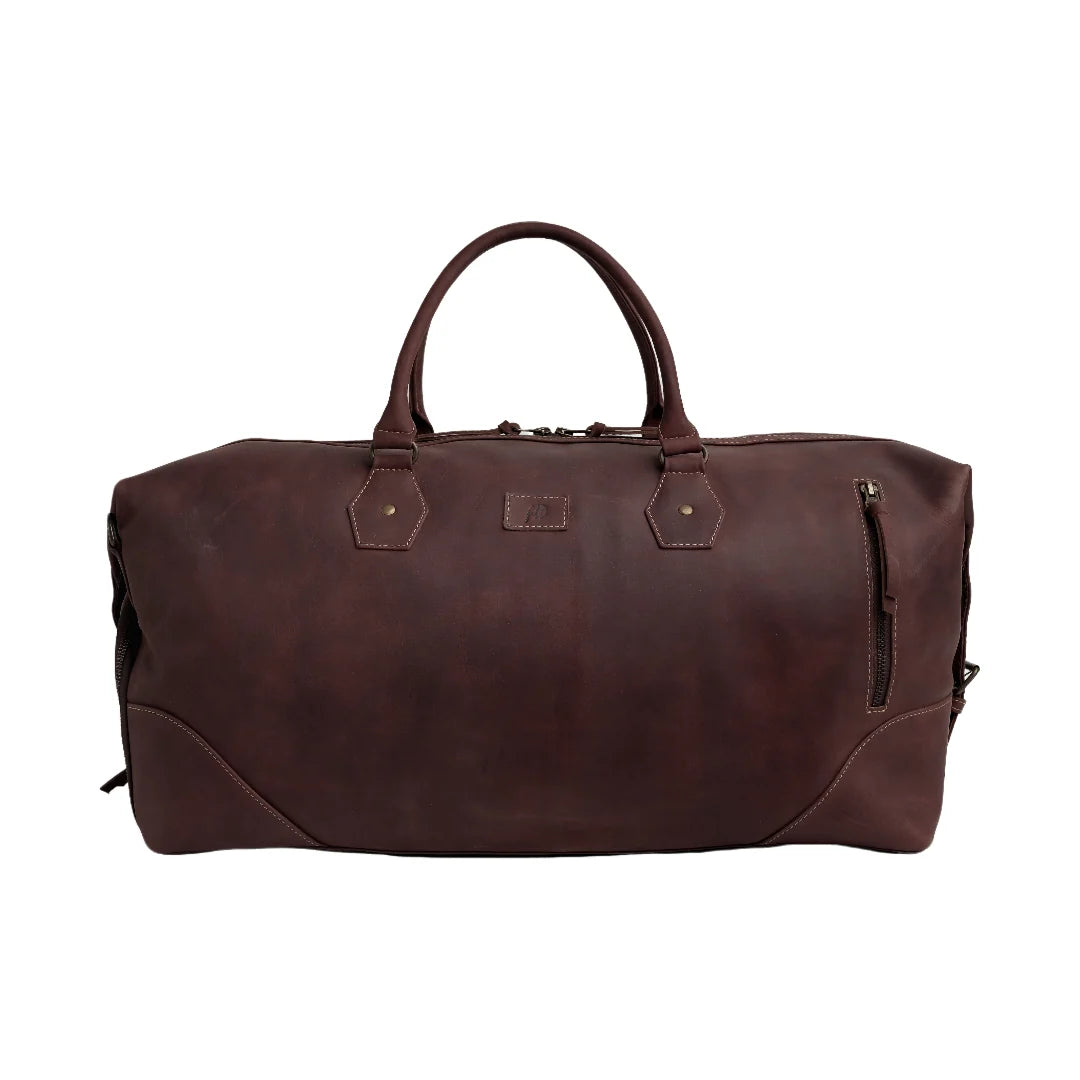 Handmade bag Leather bag Duffle bag Travel bag Travel Leather Duffle Bag Midnight Brown bag