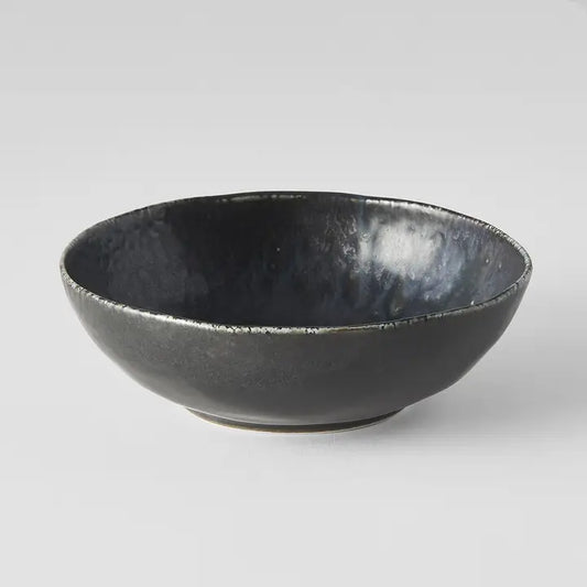 Handmade Black Porcelain Bowl