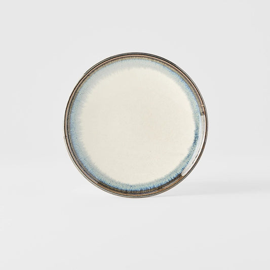 Handmade Porcelain Blue & White Aurora Tapas Plate