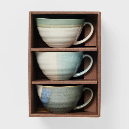 Gift Set of 3 Porcelain Cups