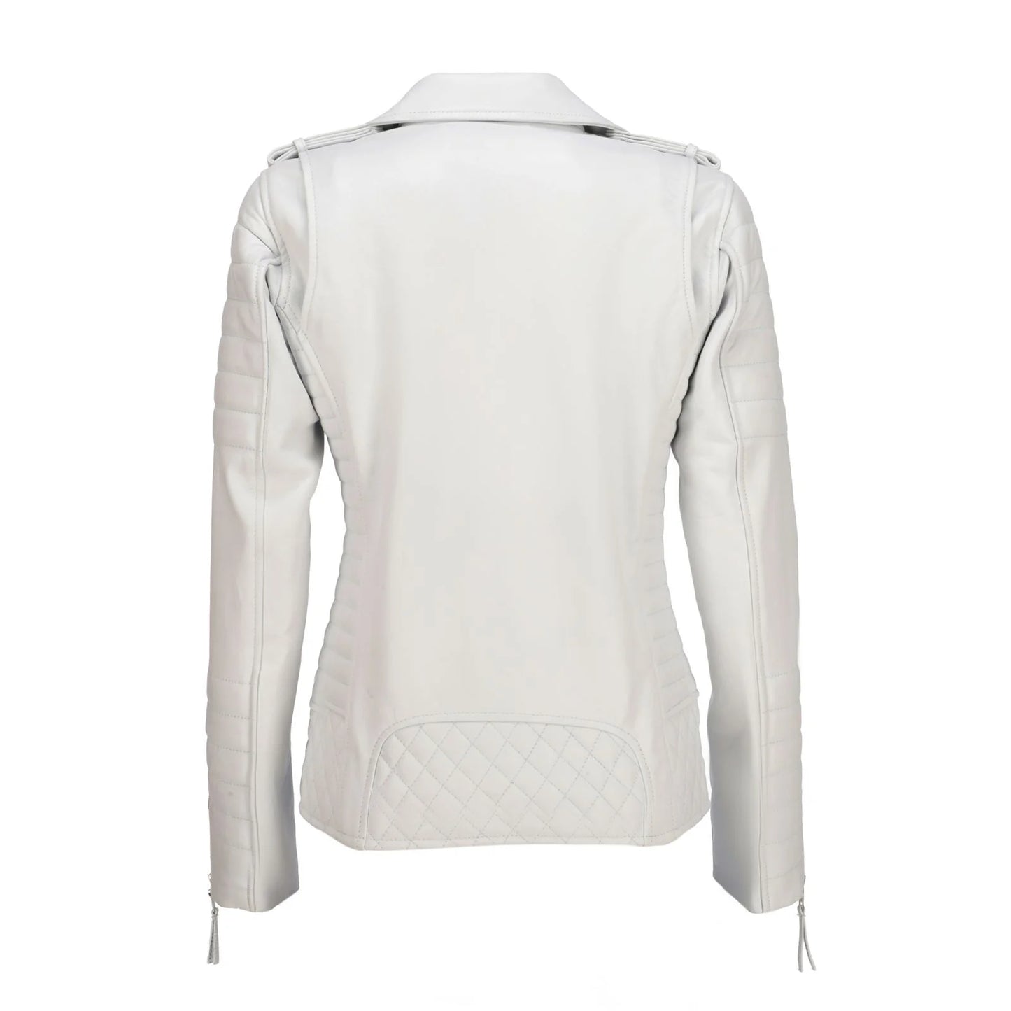 Real Leather Jacket handmade jackets Ladies jackets White jacket Ladies jackets Leather biker jacket