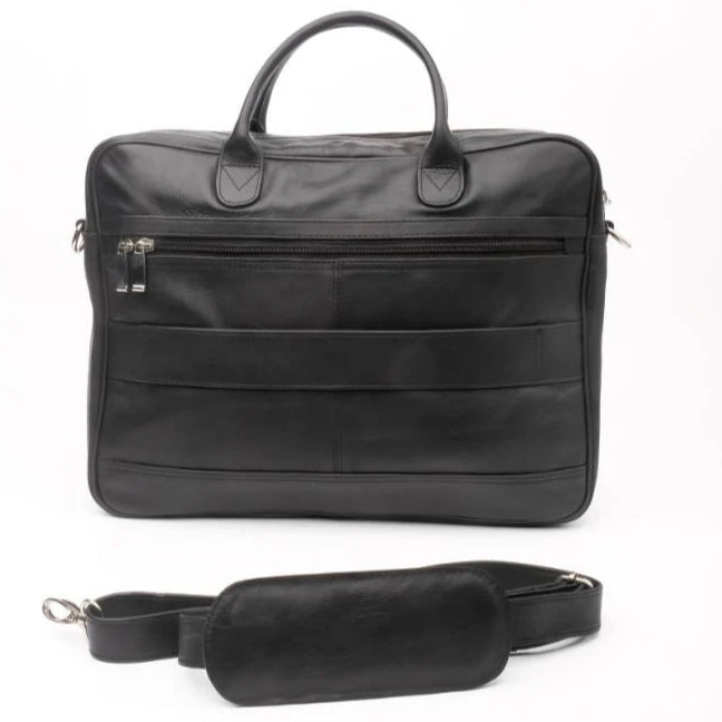Handmade bag Leather bag Laptop bag  Leather Briefcase Black Laptop bag Shoulder bag