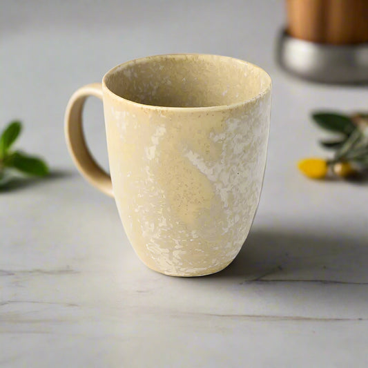 White Fade Porcelain Tea Mug