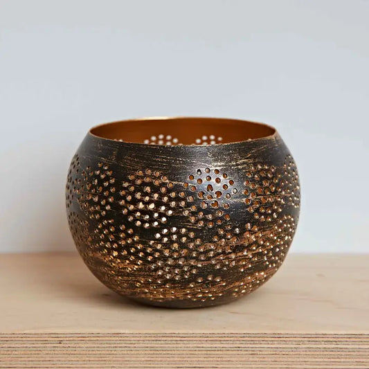 Handmade Metal Tea Light Holder