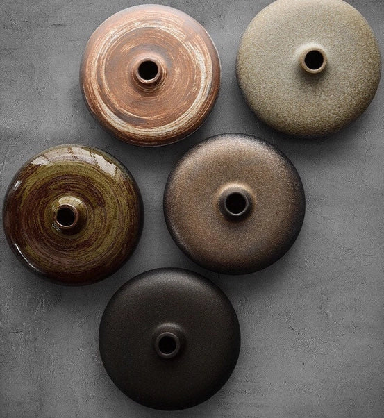 Handmade Ikebana Ceramic Vase
