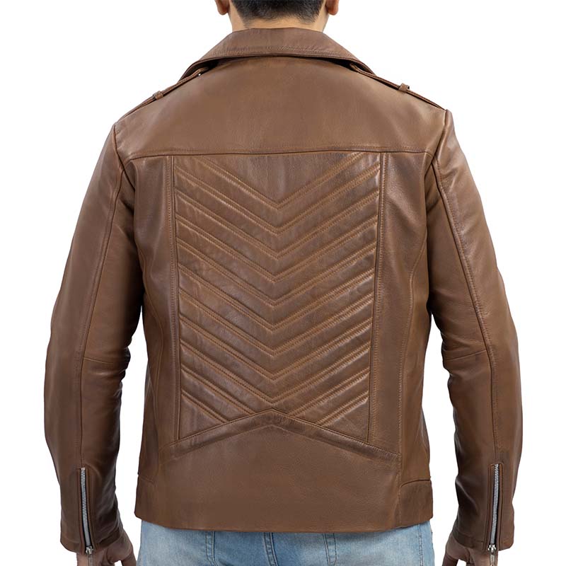 Handmade jackets Real leather jacket Men Leather jacket Motorcycle Jacket for men Cognac Leather Jacket