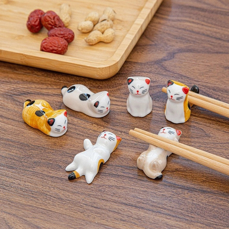 Handmade Cat Chopstick Rest