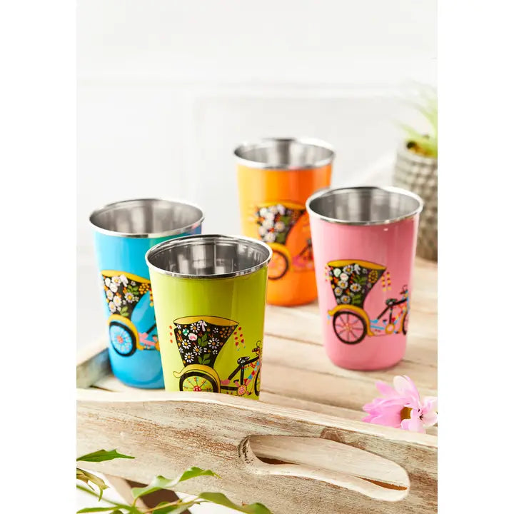 Hand Painted Durable Stainless Steel Cup