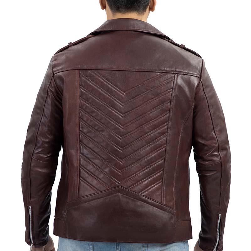 Handmade Jacket  Leather Jacket Maroon Jacket  Men jacket Biker Leather Jacket  Motorcycle Jacket for Men