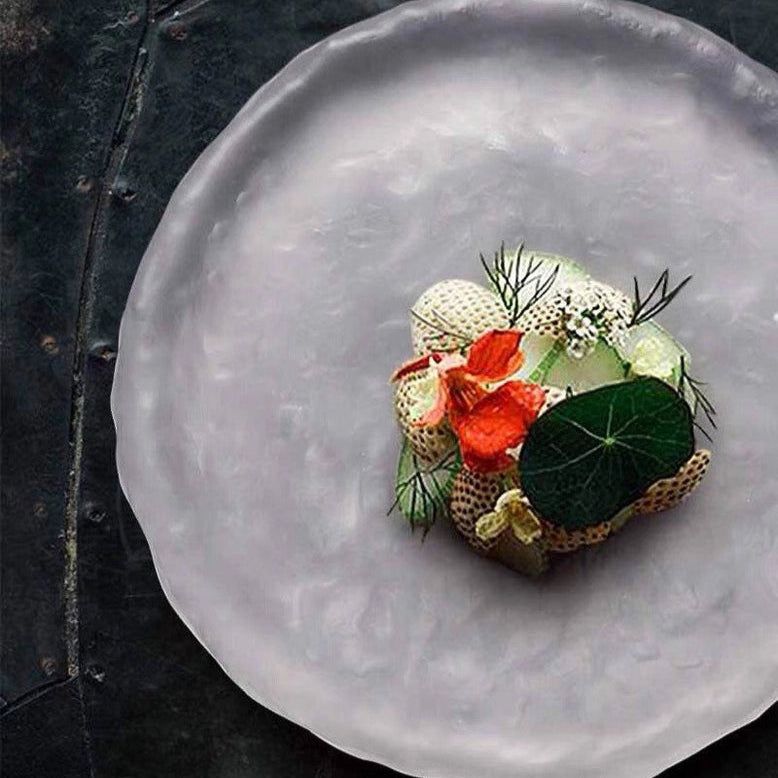 Luxury Handmade Glass Serving Tray