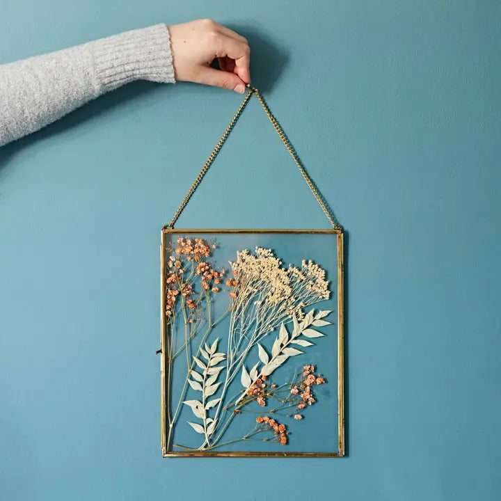 Glass Hanging Photo Frame