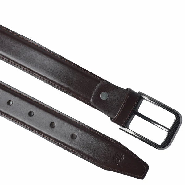 Leather Belt with Single Stitch  Premium Genuine Leather