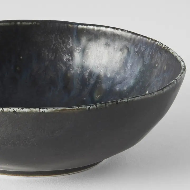 Handmade Black Porcelain Bowl