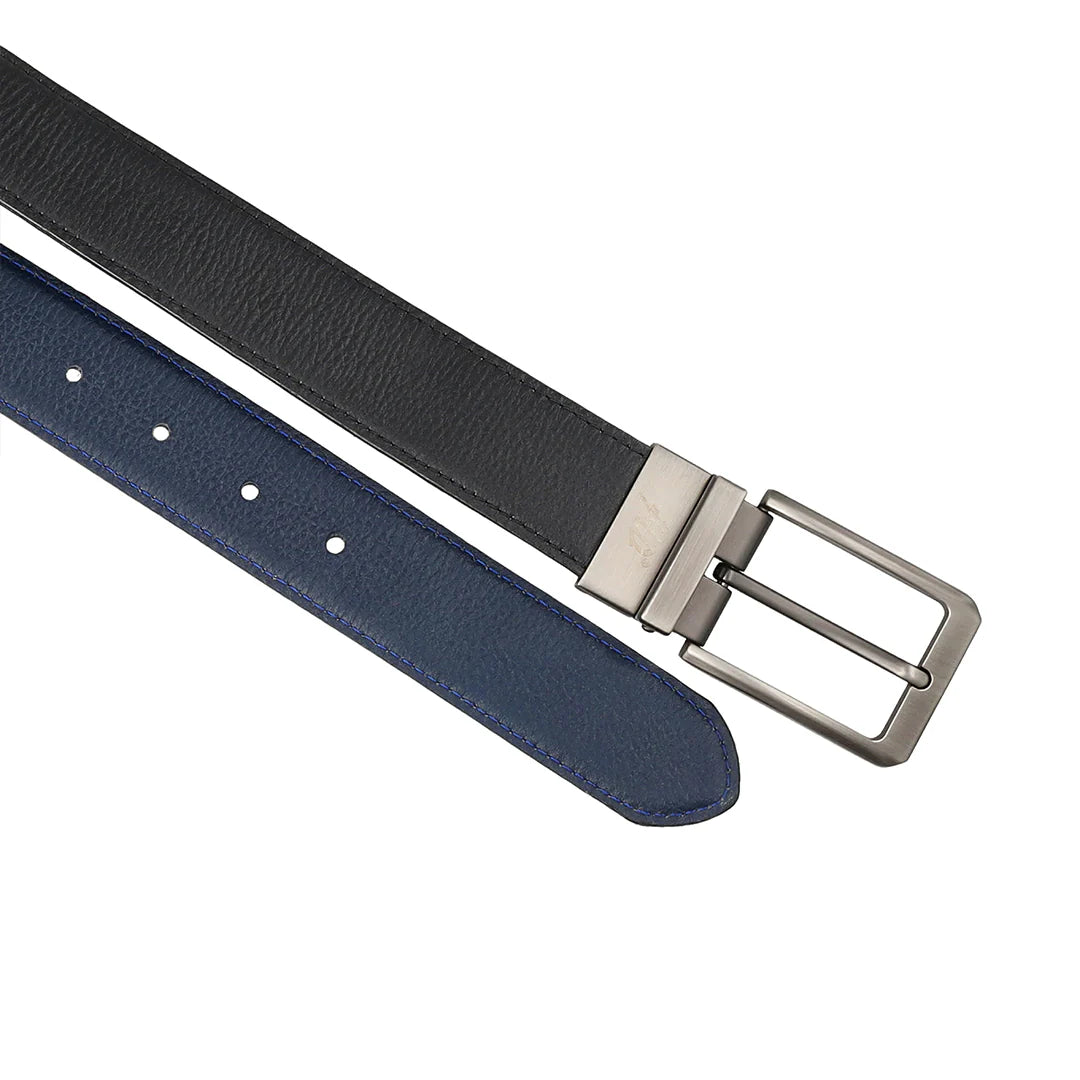 Men’s Double-Sided Reversible Leather Belt