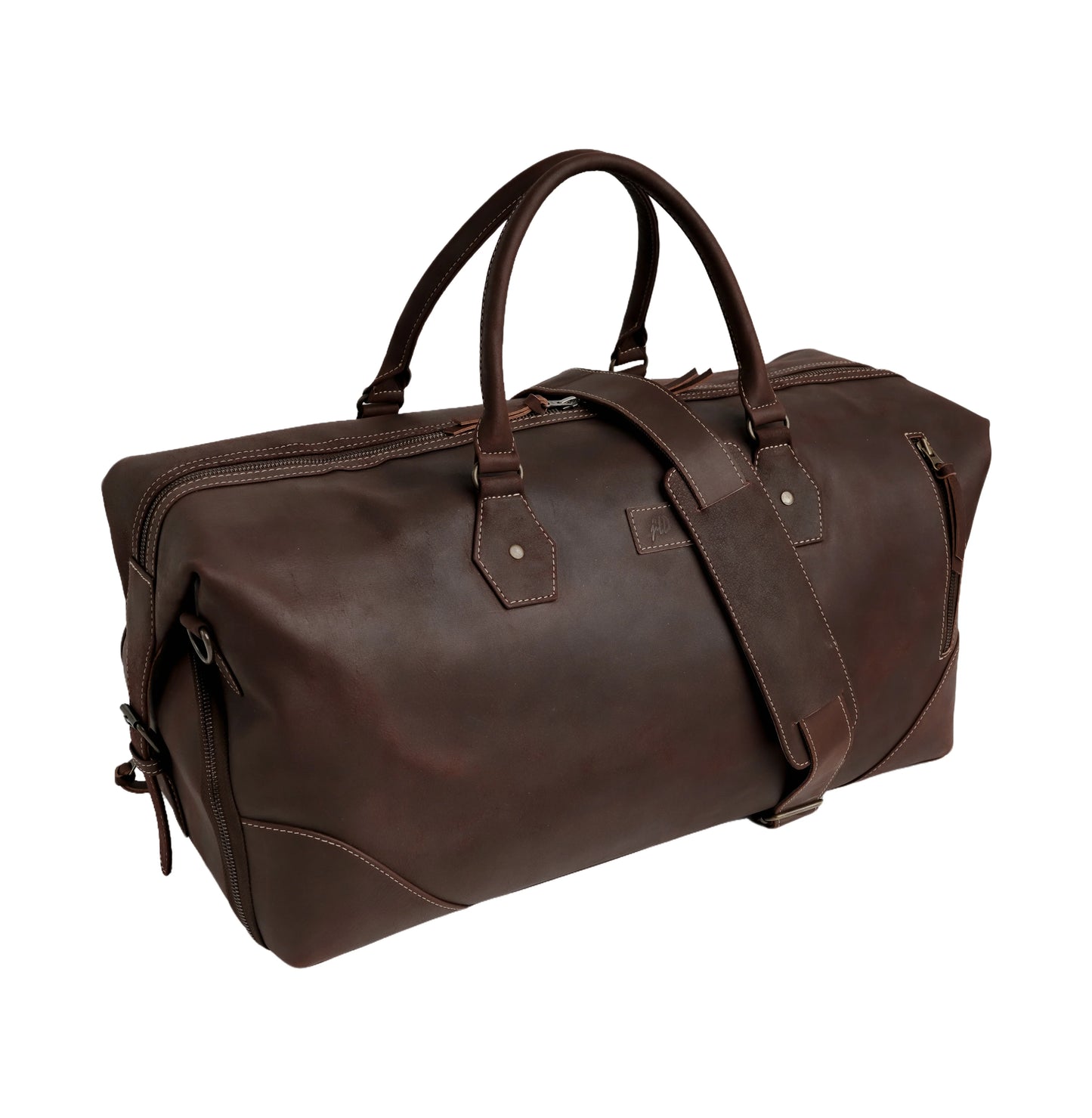 Handmade bag Leather bag Duffle bag Travel Bag Travel Leather Duffle Bag Dark Brown bag