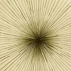 Dark Green Converging Lines Porcelain Dinner Plate