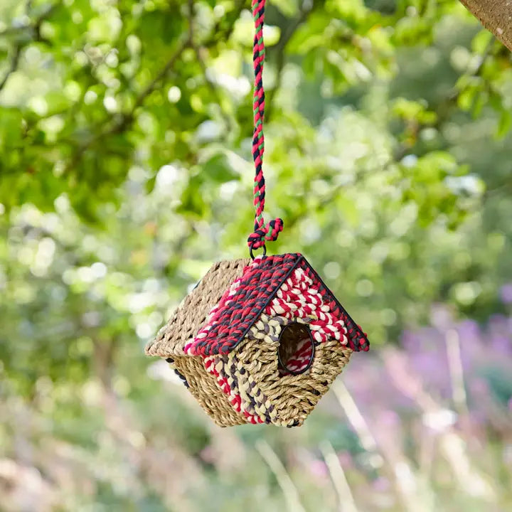 Diamond Recycled Cotton Birdhouse