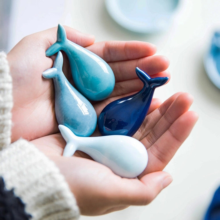 Handmade Whale Chopstick Rest