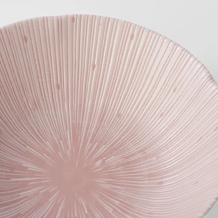 Handmade Pink Porcelain Dessert Bowl
