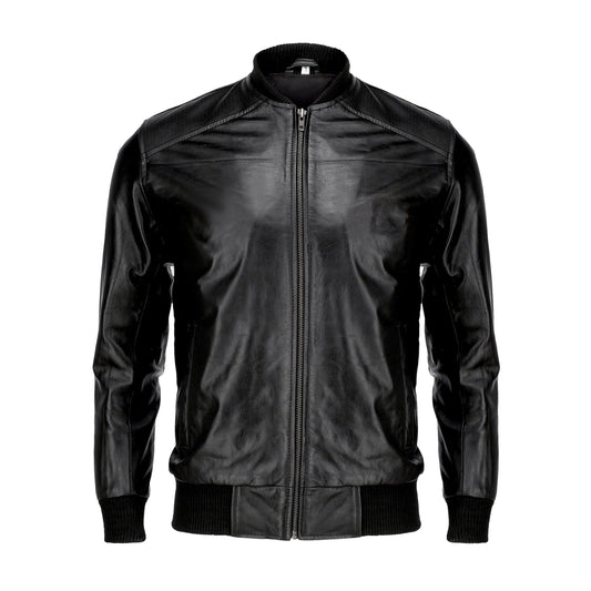 Real Leather jacket Handmade Men Jacket  Leather Bomber Jacket