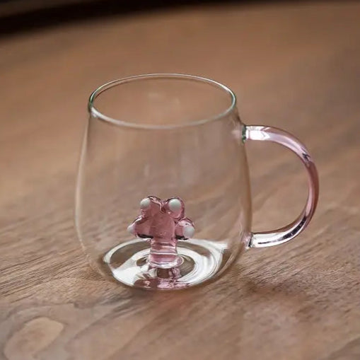 Animal and  Plant Colorful Glass Tea Mug
