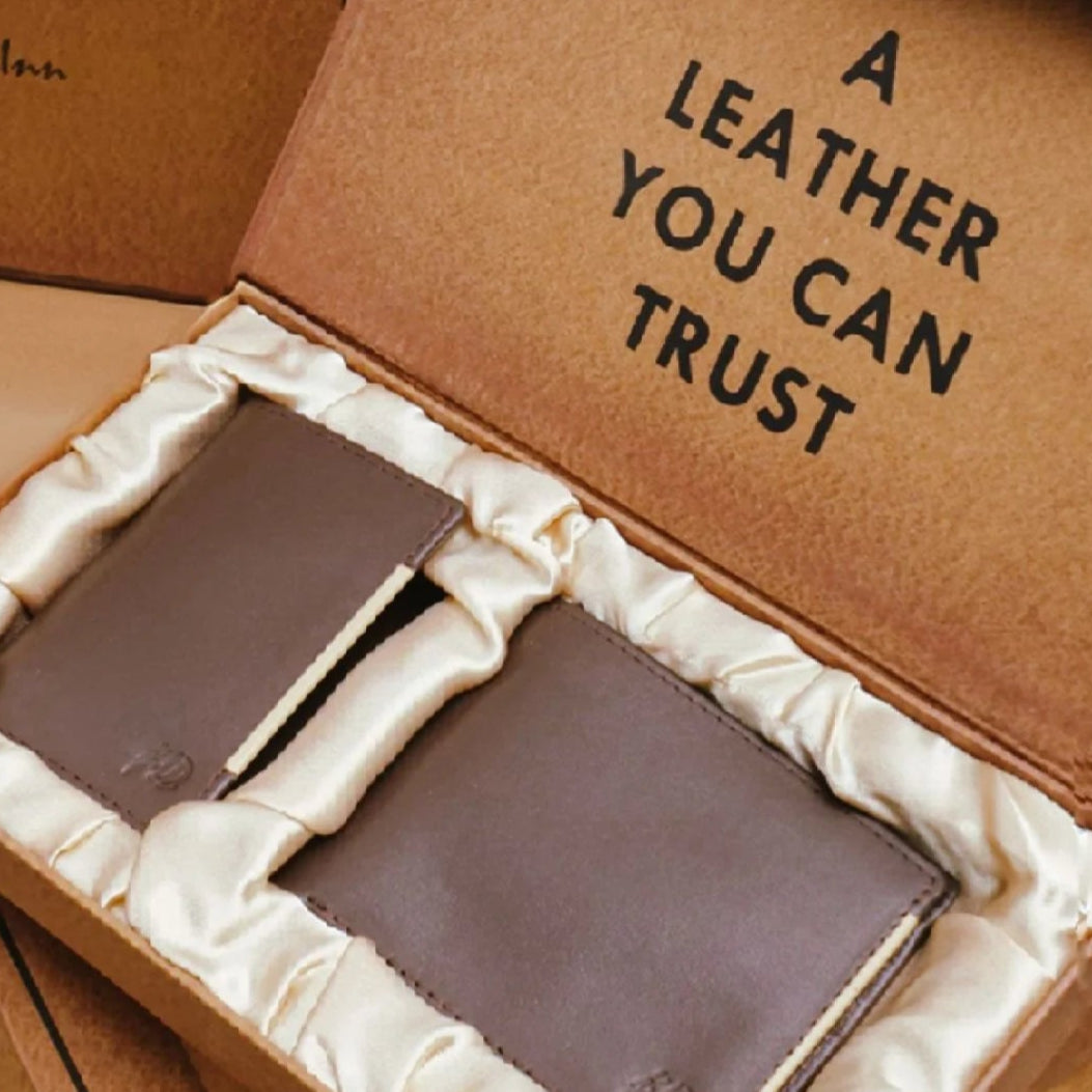 Men’s Gift Set – 2 Piece Brown Box | Wallet & Card Holder
