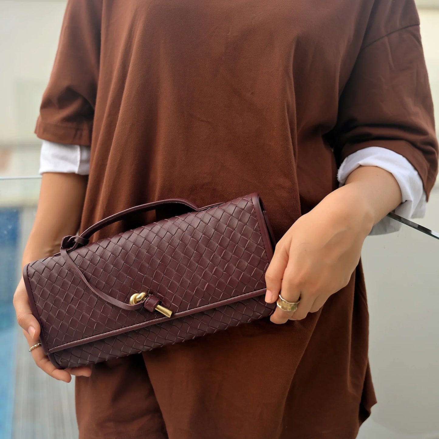 Handmade clutch Ladies clutch Leather clutch for women