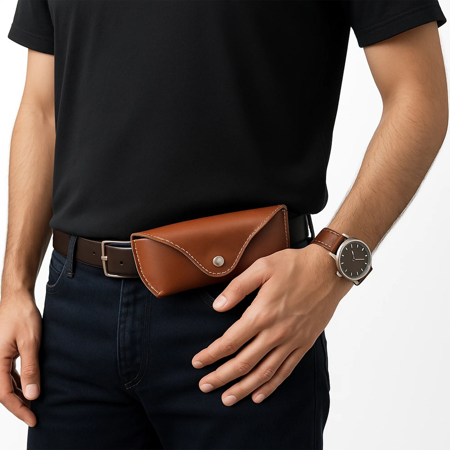 Leather Eyewear Pouch – Classic Protective Case