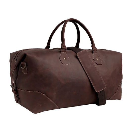 Handmade bag Leather bag Duffle bag Travel bag Travel Leather Duffle Bag Midnight Brown bag