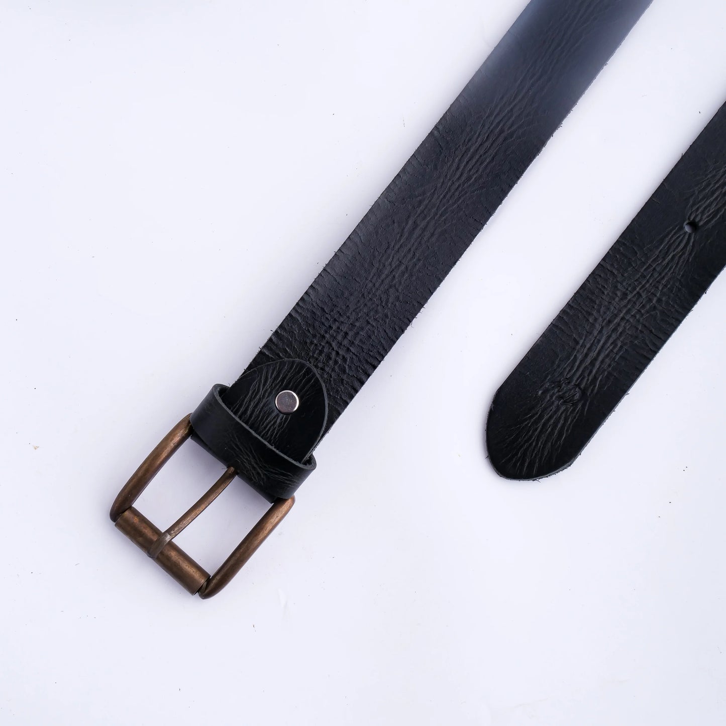 Leather Casual Jeans Belt for Men – Cognac Brown