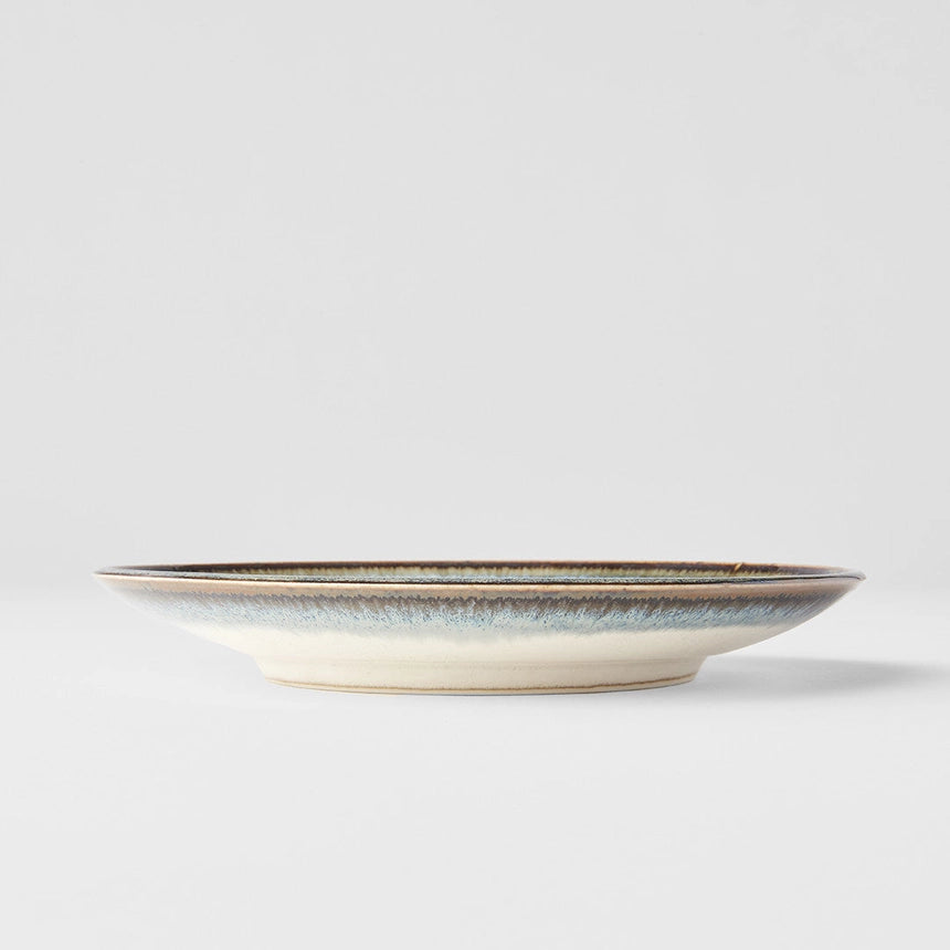 Handmade Porcelain Blue & White Aurora Tapas Plate