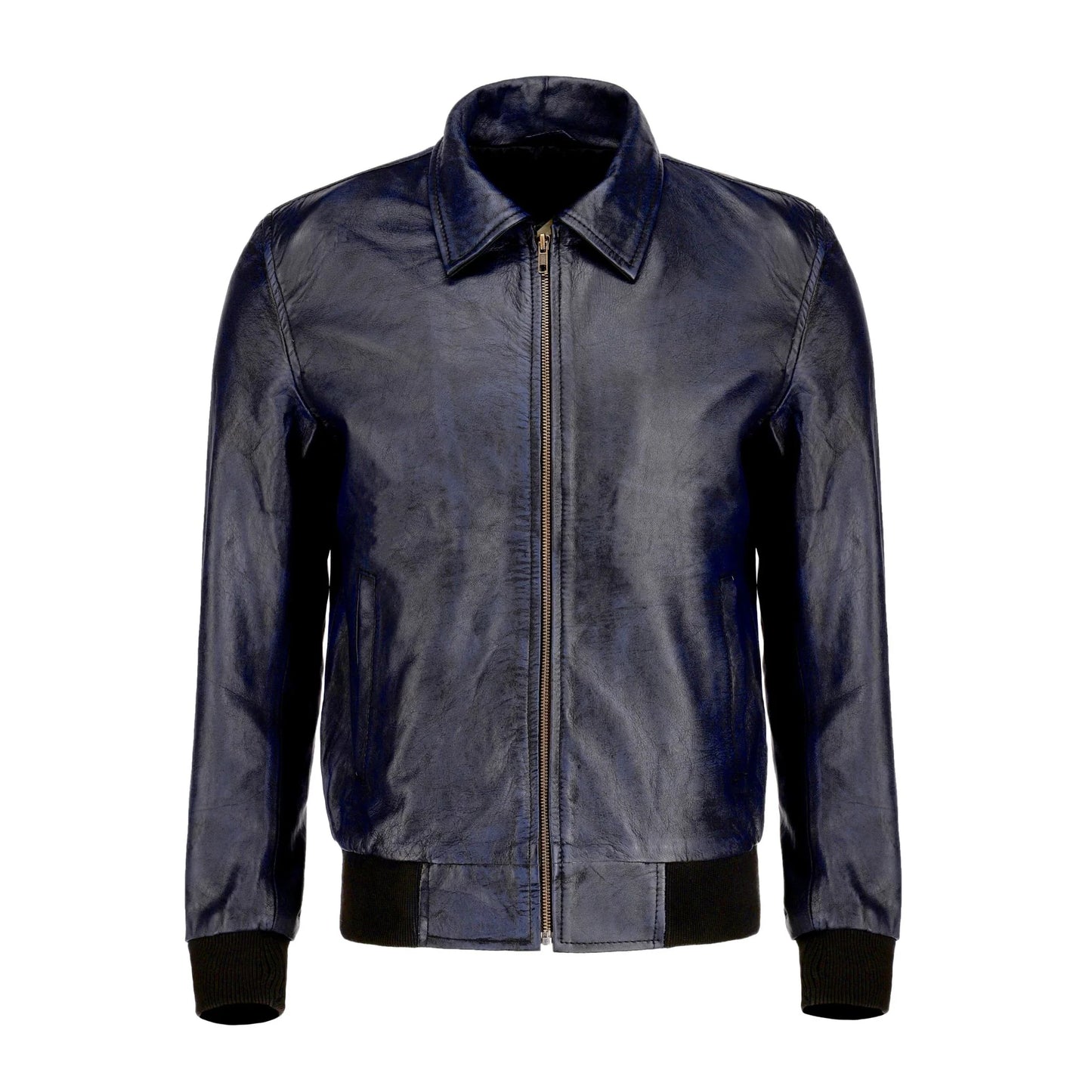 Bomber Jacket for Men Leather Jacket Men Handmade Jacket