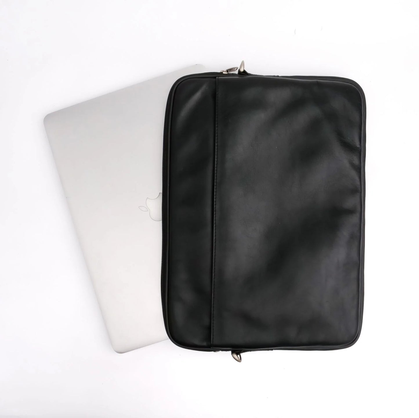 Leather Laptop bag Handmade bag Shoulder laptop bag Black laptop bag Office laptop bag Unisex laptop bag