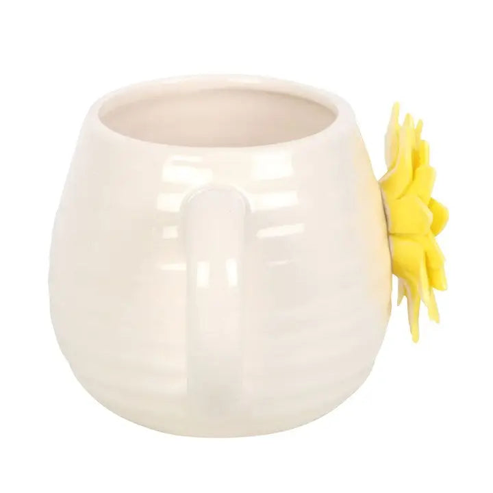 Ceramic Sunflower Rounded Mug and Coffee Cup