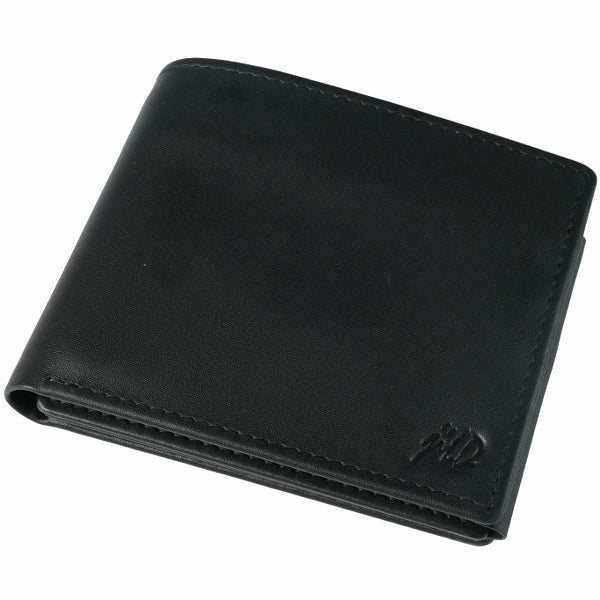 Multi Fold Natural Cowhide Leather Men’s Wallet – Slim Bifold Card & Cash Holder  Black or Dark Brown