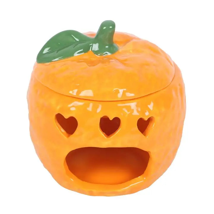 Ceramic Orange Oil Burner