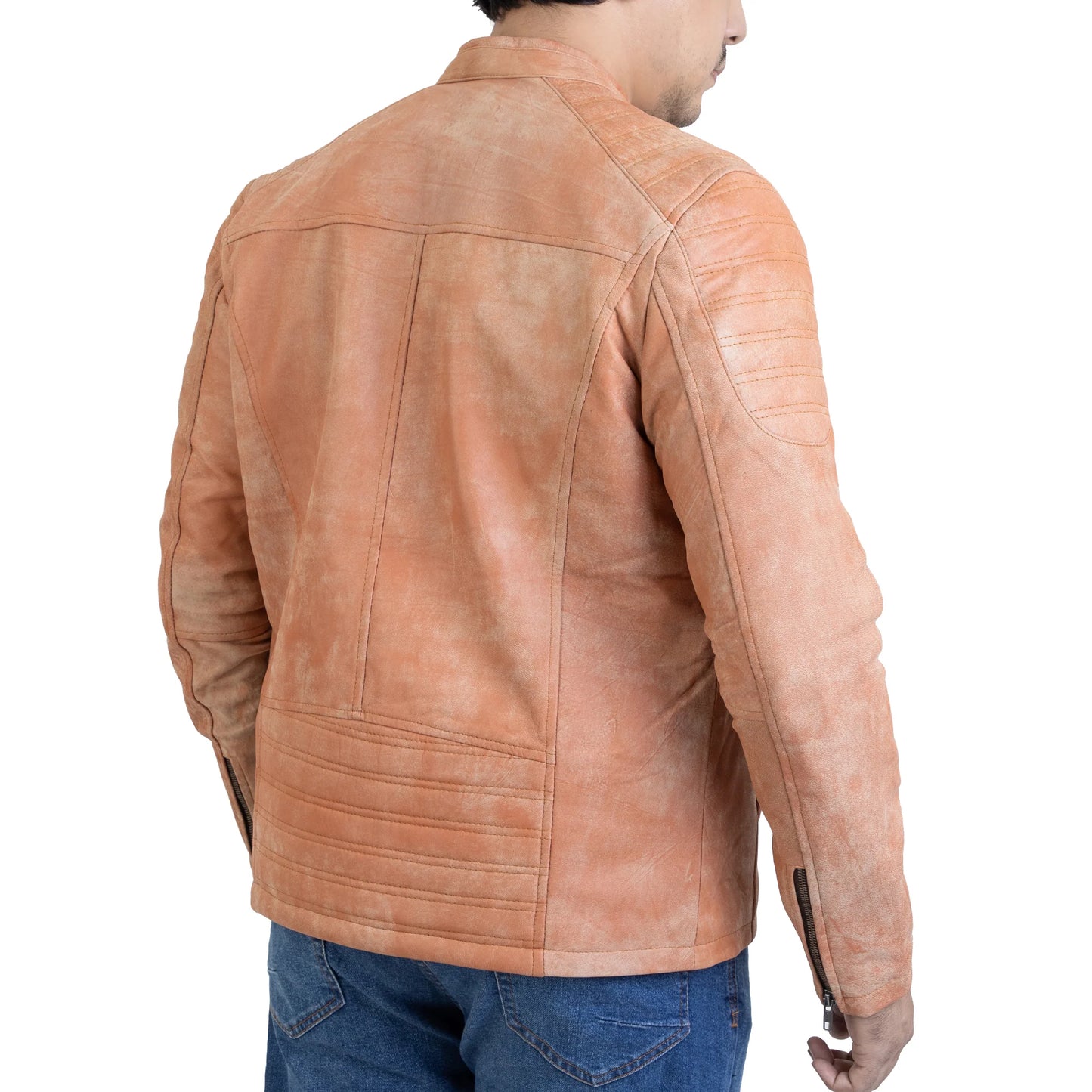 Men Soft Leather Jacket Handmade jacket Leather Jacket