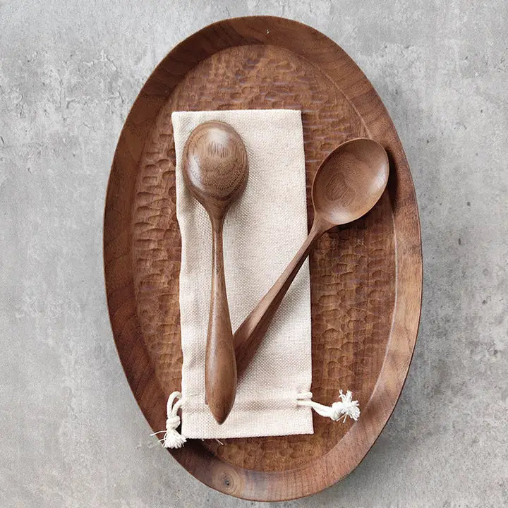 Handmade Walnut Spoon and Fork