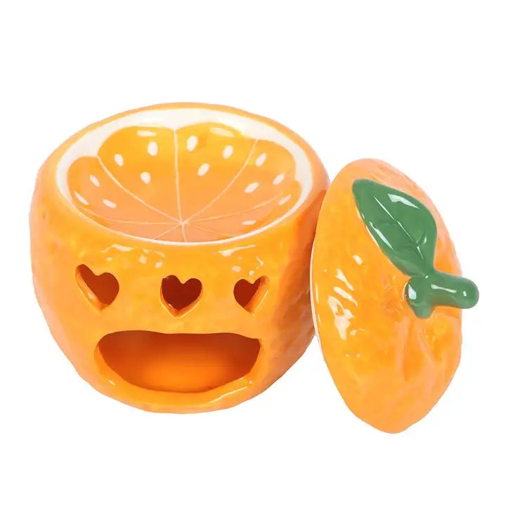 Ceramic Orange Oil Burner