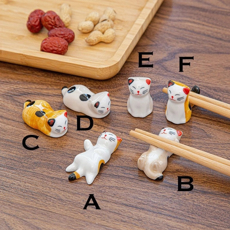 Handmade Cat Chopstick Rest