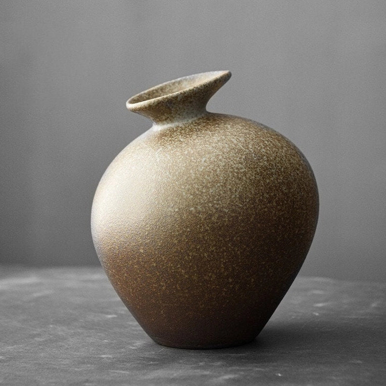 Handmade Tall Ikebana Ceramic Vase