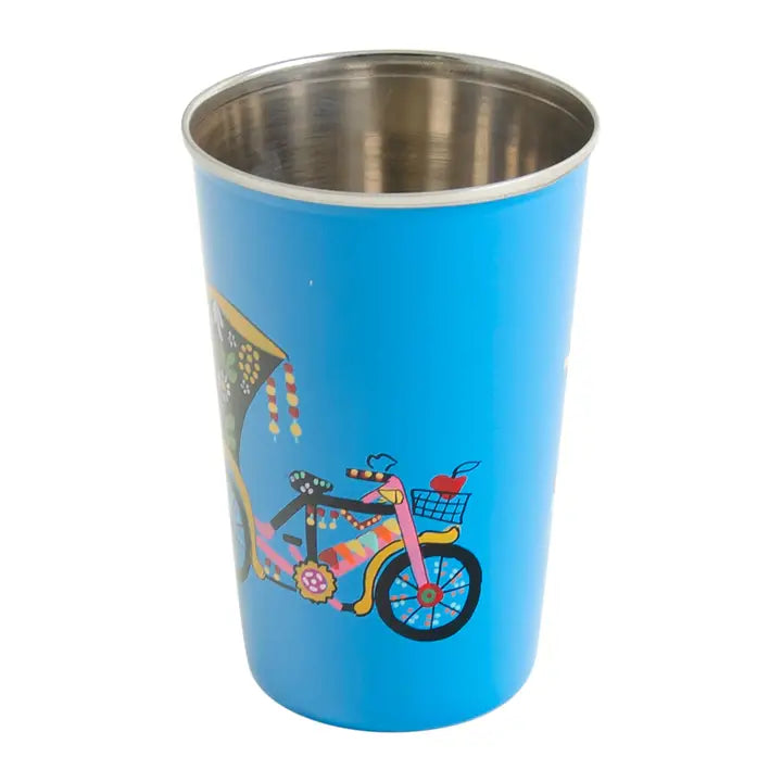 Hand Painted Durable Stainless Steel Cup