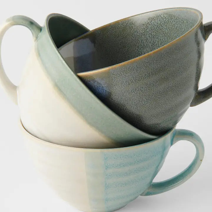 Gift Set of 3 Porcelain Cups