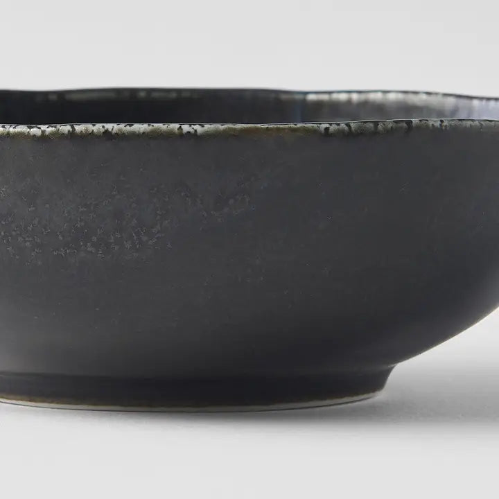 Handmade Black Porcelain Bowl