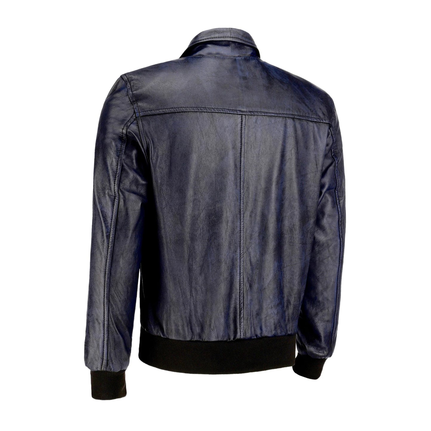 Bomber Jacket for Men Leather Jacket Men Handmade Jacket