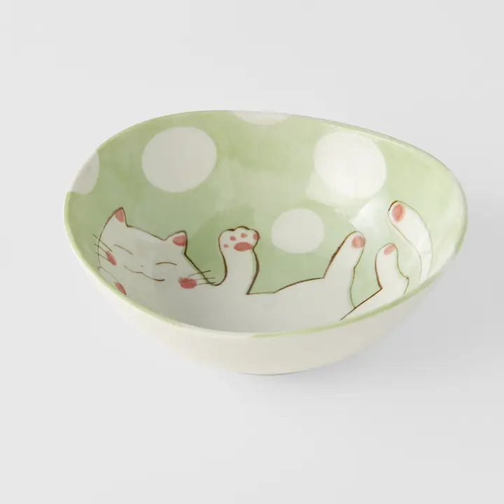 Porcelain Cat Small Bowl