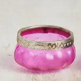 Pumpkin Glass Tealight Holder