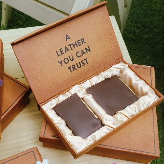 Men’s Gift Set – 2 Piece Brown Box | Wallet & Card Holder